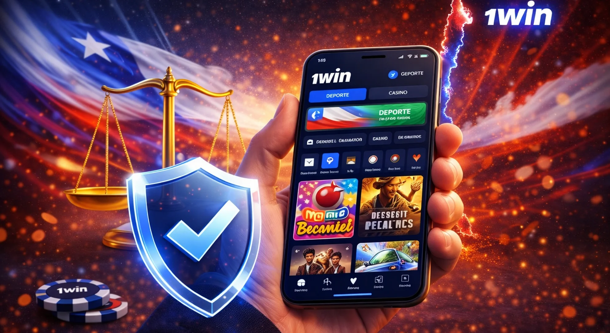 App de 1win es Legal en Chile