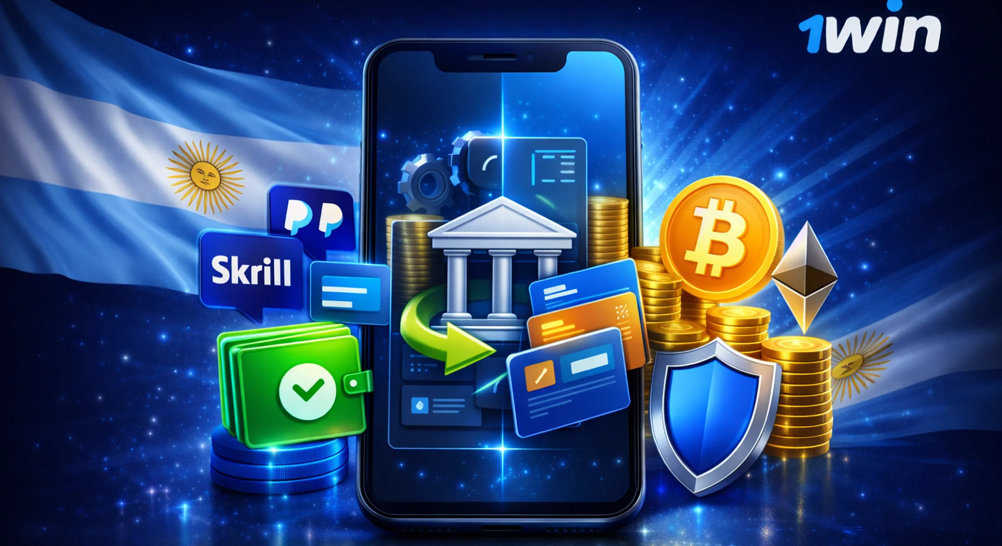 Métodos de Pago Disponibles en la 1win App Argentina